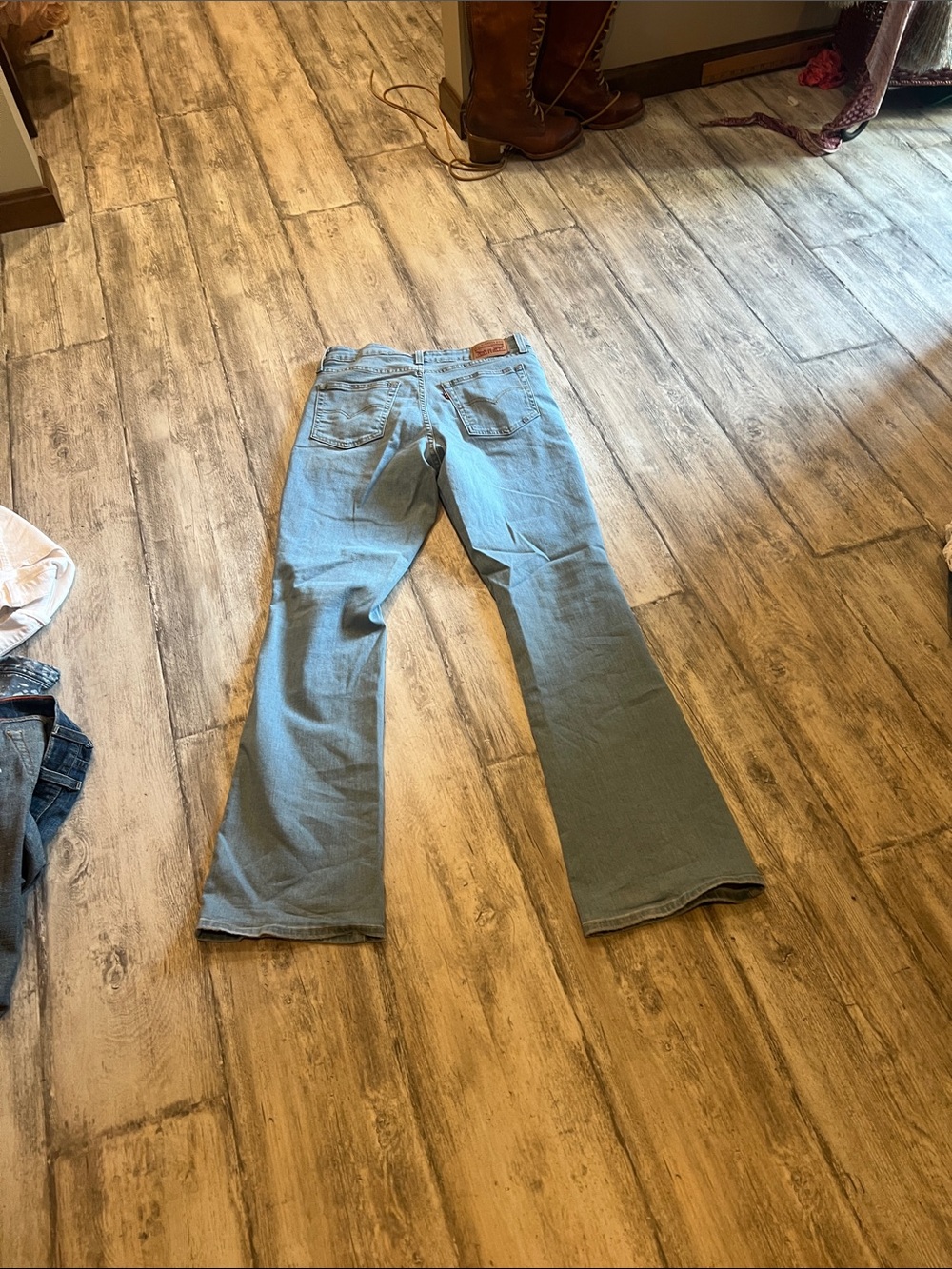Light Blue Levi's Women's Bootcut Jeans